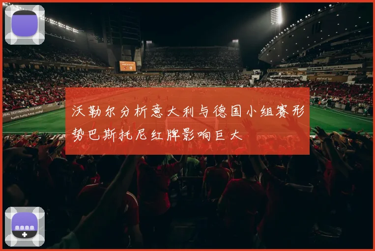 沃勒尔分析意大利与德国小组赛形势巴斯托尼红牌影响巨大